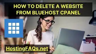 How to uninstall WordPress from Bluehost website | How To delete a website from bluehost cpanel 2024