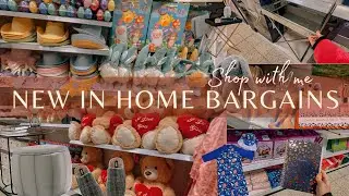 HOME BARGAINS COME SHOP WITH ME - New in 2023 Easter, Valentine’s Day & homeware