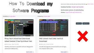 How To Download My Unlocking Tools On My Website
