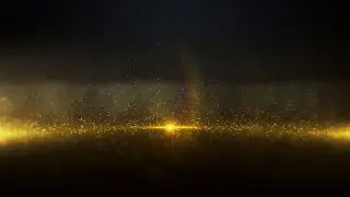 4k Golden Dust Background Looped Animation | Free Particles Background