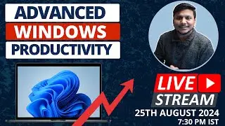 Advanced Windows Productivity Tips: Automate, Optimize & Customize | Live Q&A | Technoholic