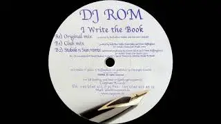 DJ Rom - I Write The Book (Original Mix) [HQ Vinyl Rip]