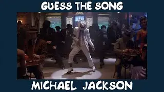 GUESS THE SONG MICHAEL JACKSON EDITION | Michael Jackson MUSIC QUIZ | Угадай хиты Майкла Джексона