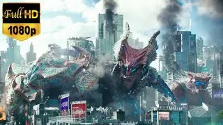 Pacific rim Uprising (2018) - Jeagers vs 3 Kaijus Tokyo battle scene [HD 1080p]