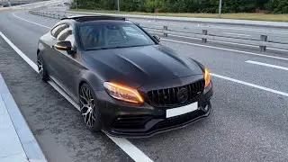 ПОКАТУШКИ НА C63s AMG ОТ ПЕРВОГО ЛИЦА ПО МОСКВЕ