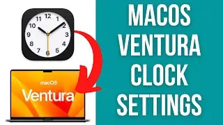 How to change macOS Ventura menu bar clock settings, AM/PM, 24 hrs, calendar, day of the week