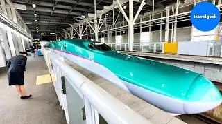 Riding Japan's FASTEST Bullet Train First Class from Tokyo to Hokkaido | Shinkansen Hayabusa