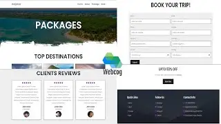 Complete Responsive Website with Source Code | HTML and CSS | 2022 | ,webdev,web dev,programming