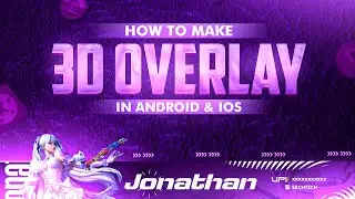 Make This Awesome 🔥 3D Animated Overlay in Android & IOS | How to Make 3d Overlay for Streamchamp