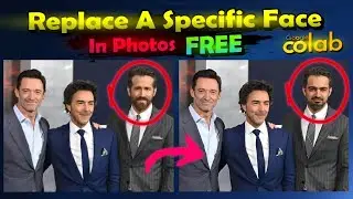 DeepFake A Face In Photos For FREE - insightFace - Google Colab