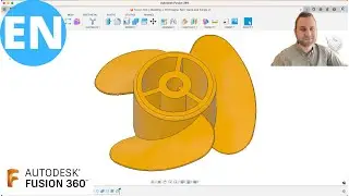 Fusion 360 | Modeling a 3D Propeller Fan | Quick and Simple