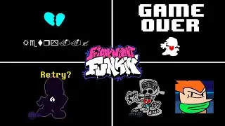 The Best Undertale Game Over Screen in FNF (VS Sans, Chara, Undyne) - Friday Night Funkin'