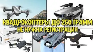 Квадрокоптеры до 250 грамм. Топ 5. Не нужна регистрация (Eachine E58,  SG907, VISUO XS809W, SG106)