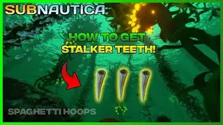 Subnautica - How to get Stalker Teeth (Subnautica Survival Guide)