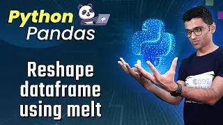 Python Pandas Tutorial 11. Reshape dataframe using melt