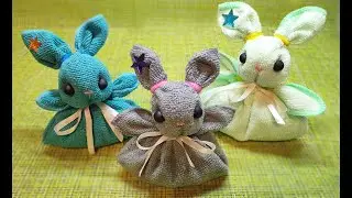 КРОЛИК  С СЮРПРИЗОМ ЗА 10 МИНУТ! /HOW TO MAKE A RABBIT/WIE MAN EIN KANINCHEN MACHT