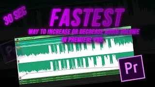 GRADUALLY Increase or Decrease your audio volume using Keyframes in Premiere Pro | Quick and Easy