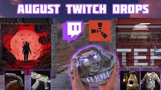 Rust August 2024 Twitch Drops! (Skins Showcase)
