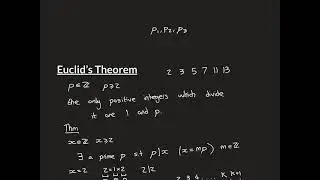 Euclid’s Theorem