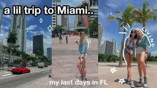 MY LAST DAYS IN FLORIDA🏝│going to the beach, Miami, workouts etc