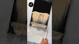 Simple + ELEGANT Flower Art YOU can try! | AB Creative #shorts #art