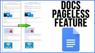 How to use the Google Docs Pageless Feature to View Your Document on a Single Continuous Page