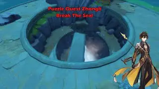 Break The Seal Puzzle Quest Zhongli - Genshin Impact