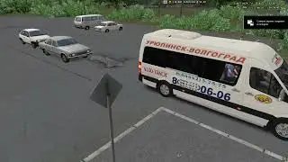 Карта Чистогорская  Обл.  Маршрут 817 Новостройки - аэропорт  Mercedes-Benz Sprinter 313CDI  Omsi 2)