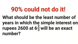 Literally 90% failed to solve this nice word problem. Can you?