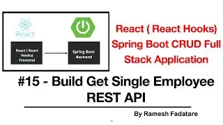 React Hooks + Spring Boot CRUD Full Stack App - 15 - Build Get Employee By Id REST API