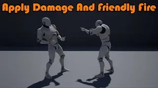 How To Use Apply Damage + Friendly Fire - Unreal Engine 4 Tutorial