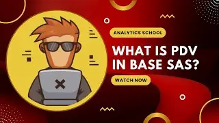 What Is PDV In Base SAS Programming?