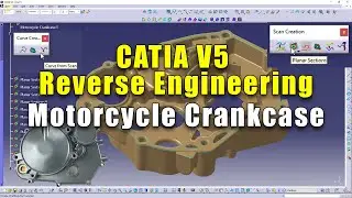 CATIA V5 - Reverse Engineering (Curve from 3D scan)