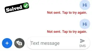 Message not sent tap to try again | Message not sent problem ka solution 🔥