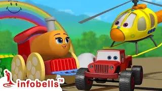 Johnny's Toy Adventure - Kingdom of Giggles | Kids Playing with Toys | Ep 01 | Infobells