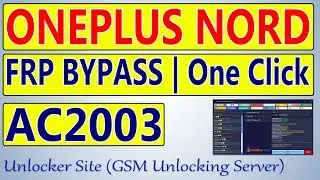 OnePlus Nord (AC2003) FRP Bypass By CF-Tools