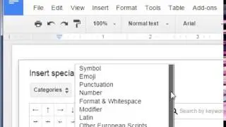 Google Sheets - Insert Special Characters