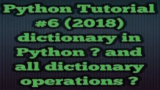 Dictionary In Python Code With Easy Explanation