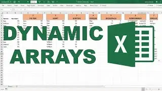 What are excels 7 new dynamic array formulas