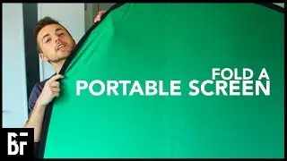 How to Fold a Portable Green Screen and Reflector