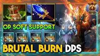 TRULY BECOME OP SOFT SUPPORT Jakiro Aghs Scepter + Spirit Vessel Build Brutal Burn DPS 7.35d DotA 2