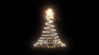 Christmas tree golden color Helix overlay free downlaod