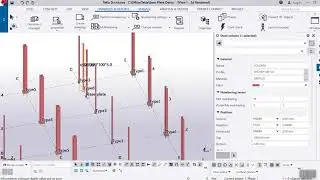 Base Plate Auto Connection to Different Profile Sizes  (Tekla)