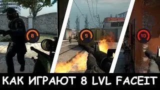 КАК ИГРАЮ 8 LVL FACEIT (CS:GO)