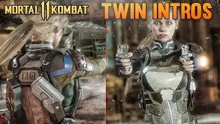 MK11 Evil Twin Intro Vs Twin Intro (Twin Relationship Dialogues) Mortal Kombat 11