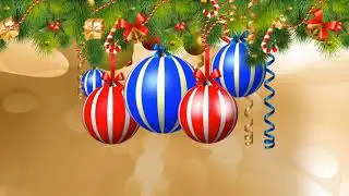 Happy Christmas Video Background loop 2 -Copyright Free