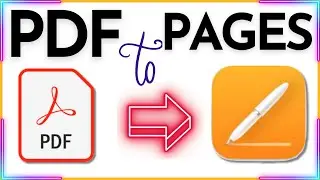 Convert PDFs to Pages