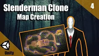 How To Make A Slenderman Clone In Unity | Creating The Map | Part 004