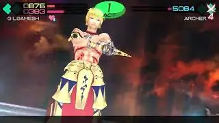 Fate/Extra CCC (English Patch) Gilgamesh Skill Exhibition