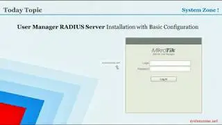 MikroTik User Manager Installation with Basic Configuration